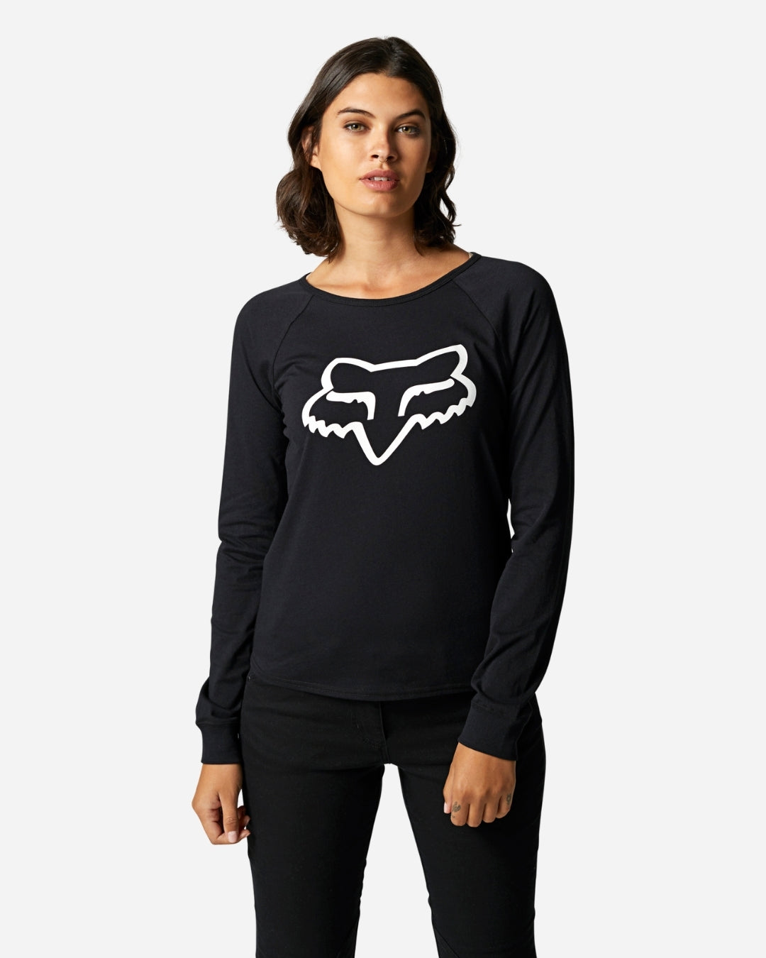 T-shirt Fox Racing Boundary manches longues - Noir