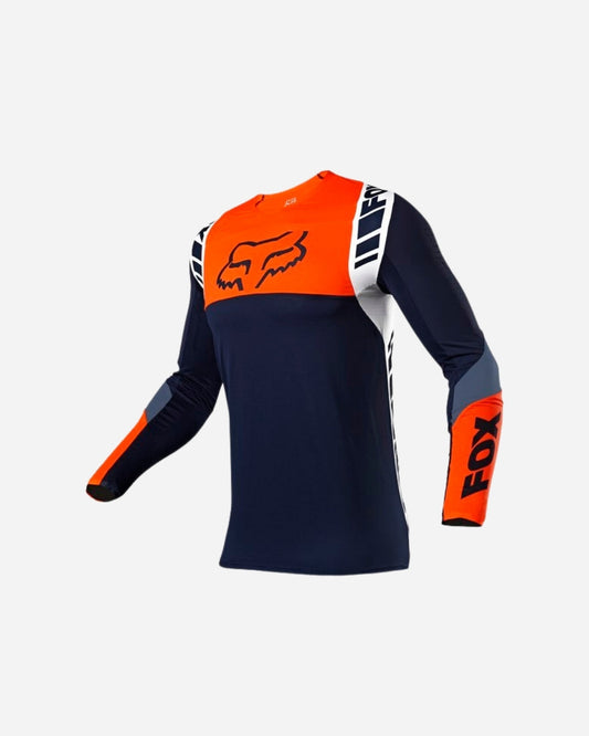 Maillot Fox Racing Flexair Mach One - Bleu marine