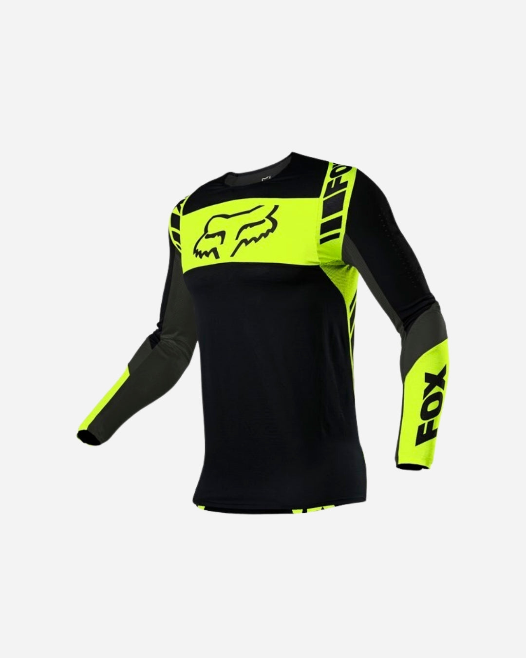 Maillot Fox Racing Flexair Mach One - Noir/Jaune