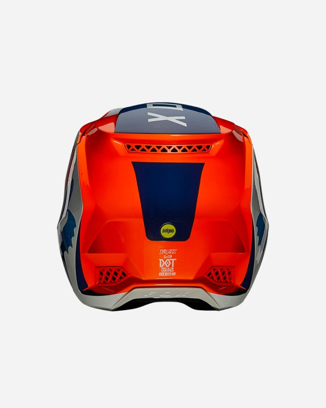 Casque Fox Racing V3 RS Wired - Orange fluo
