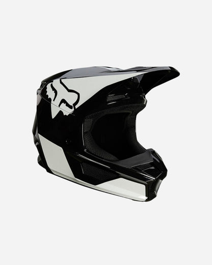 Fox Racing V1 Revn Helm – Schwarz/Weiß