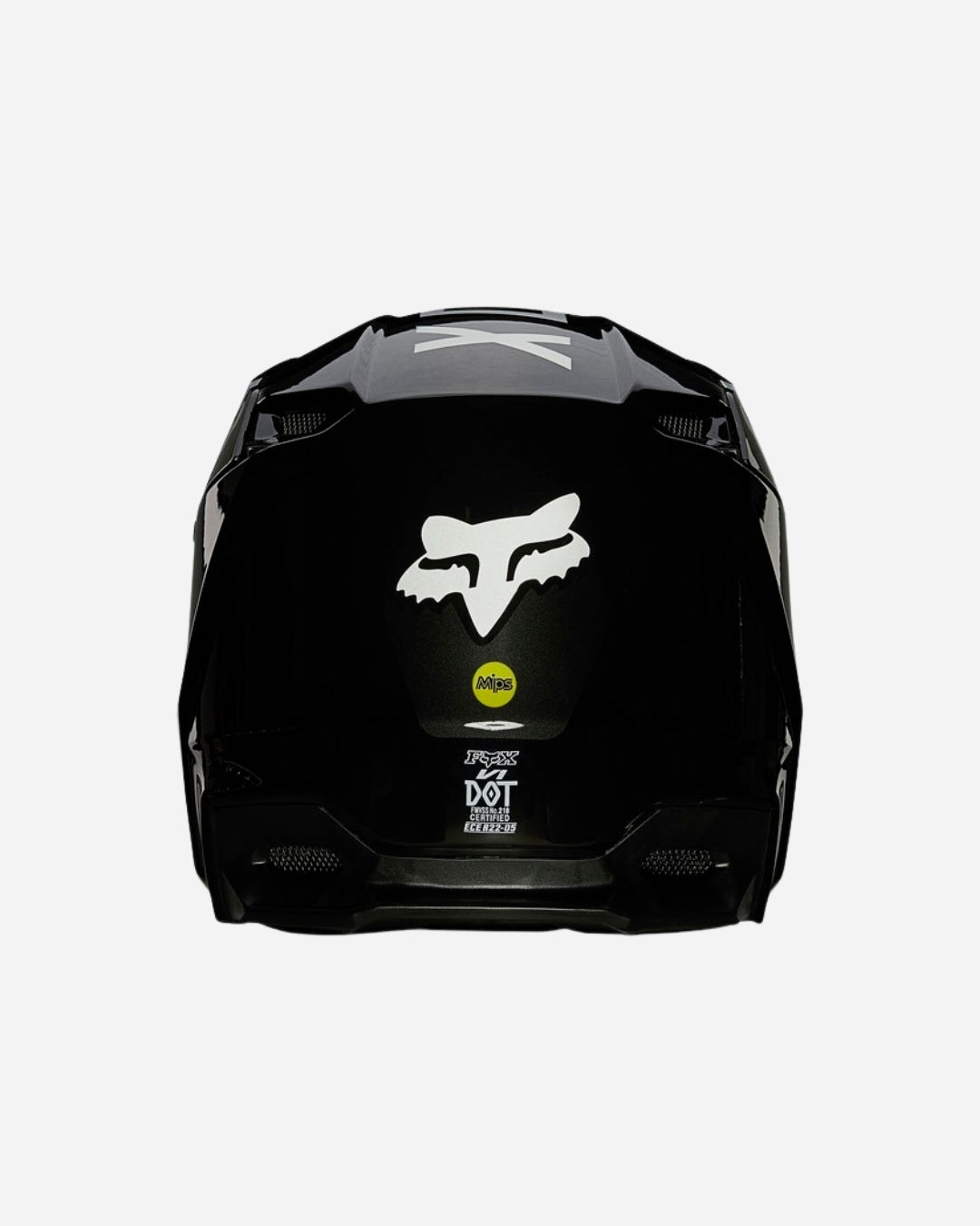 Fox Racing V1 Revn Helm – Schwarz/Weiß