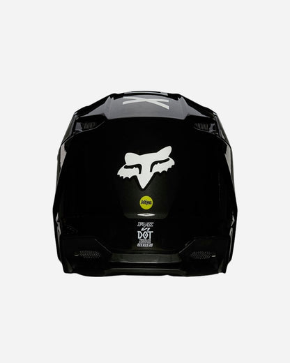 Fox Racing V1 Revn Helm – Schwarz/Weiß