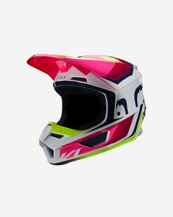 Fox Racing V1 Tro Helmet - Fluorescent Yellow