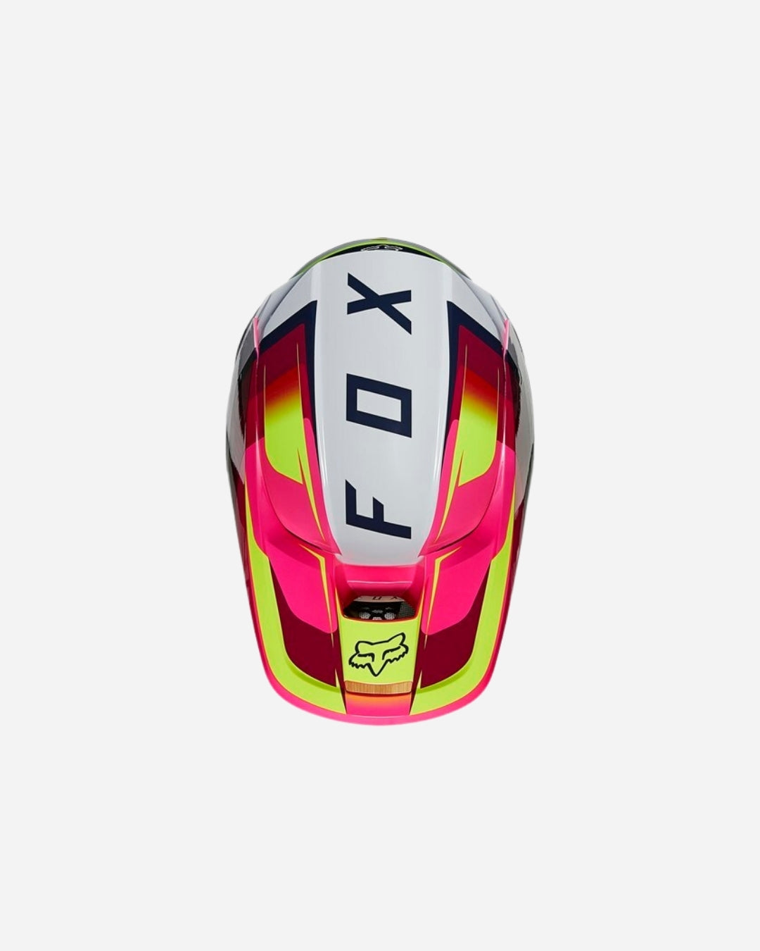 Casque Fox Racing V1 Tro - Jaune fluo
