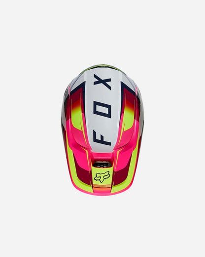 Casque Fox Racing V1 Tro - Jaune fluo