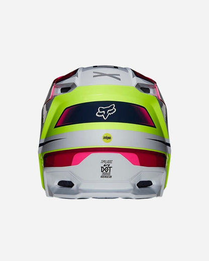Casque Fox Racing V1 Tro - Jaune fluo