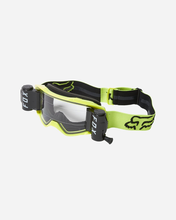 Maschera Fox Racing Vue - Stray Roll-Off Nero/Giallo