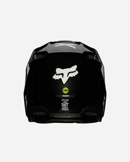 Casque enfant Fox Racing V1 Revn - Noir/Blanc