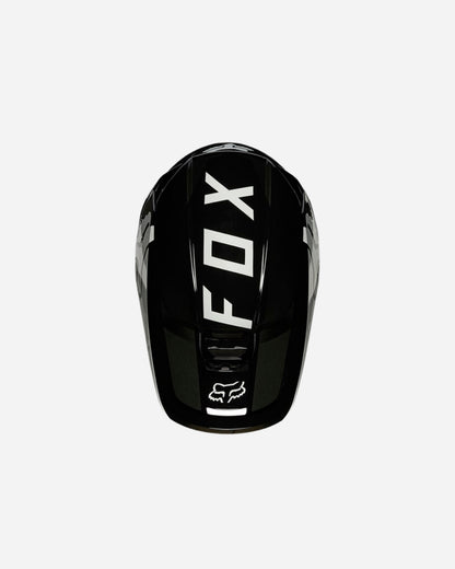 Casque enfant Fox Racing V1 Revn - Noir/Blanc