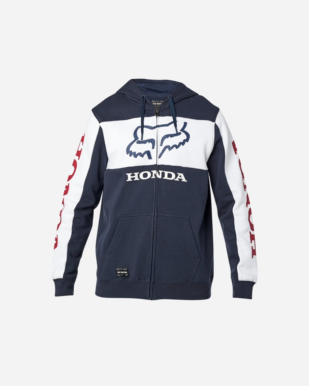 Sweat à capuche zippé Fox Racing Honda - Marine/Blanc