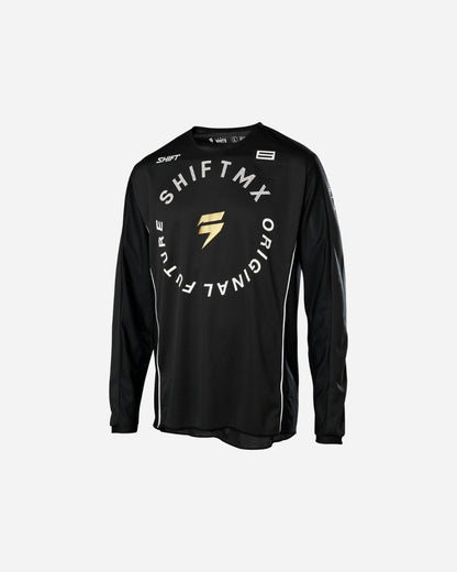 Maillot Shift Racing WHIT3 Vega Édition Limitée - Noir/Or