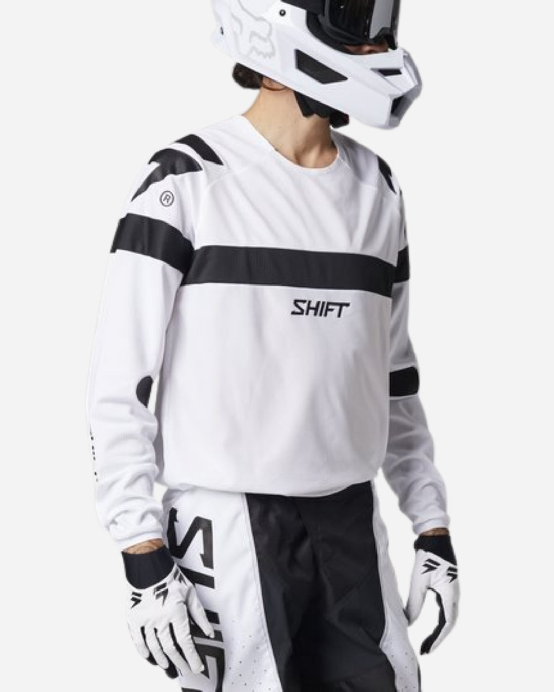Maillot Shift Racing White Label Void - Blanc/Noir