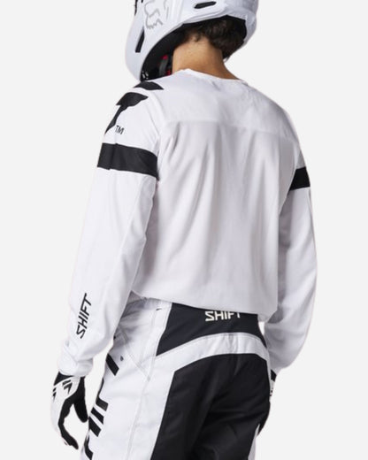 Maillot Shift Racing White Label Void - Blanc/Noir