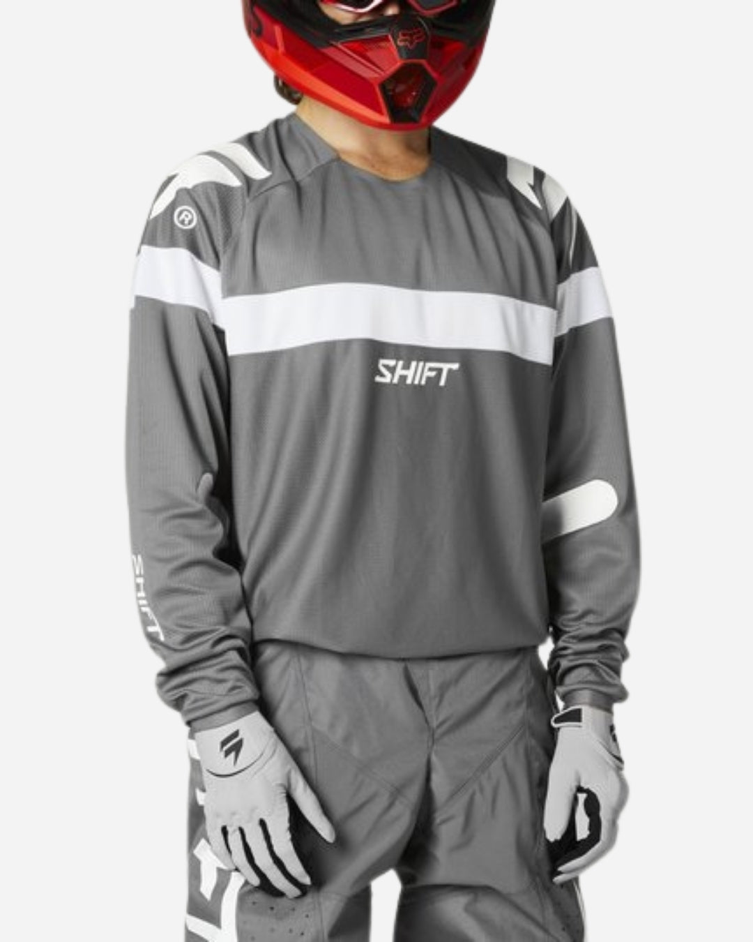 Maillot Shift Racing White Label Void - Gris/Blanc