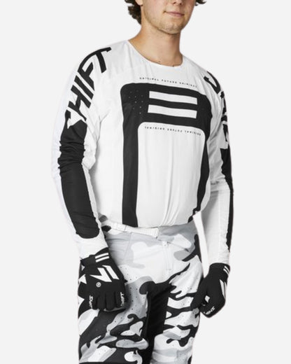 Shift Racing Black Label G.I. Fro Jersey - Weiß/Schwarz