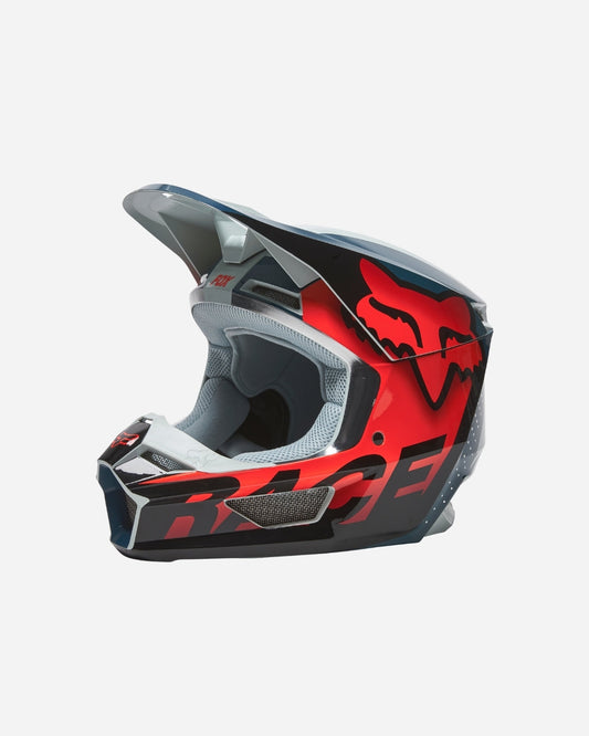 Casque Fox Racing V1 Trice - Gris/Orange