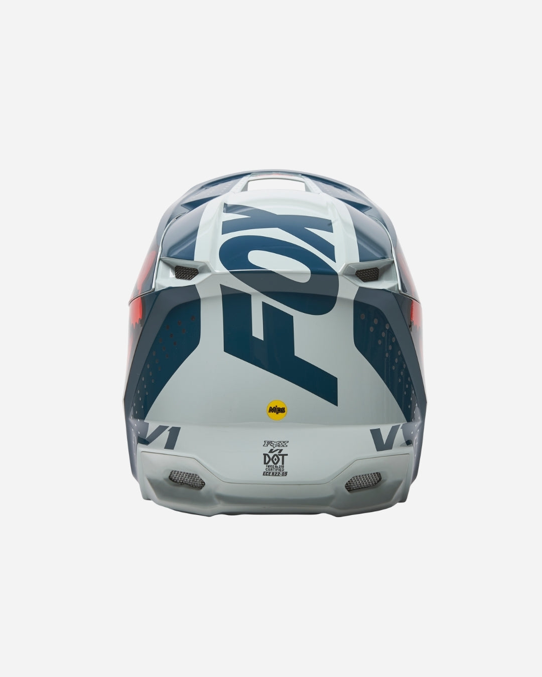 Casque Fox Racing V1 Trice - Gris/Orange