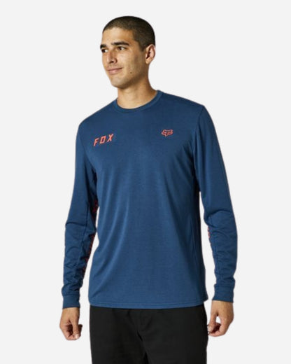 T-shirt Fox Racing Starter manches longues - Indigo foncé