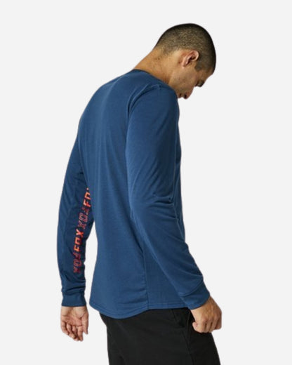 T-shirt Fox Racing Starter manches longues - Indigo foncé
