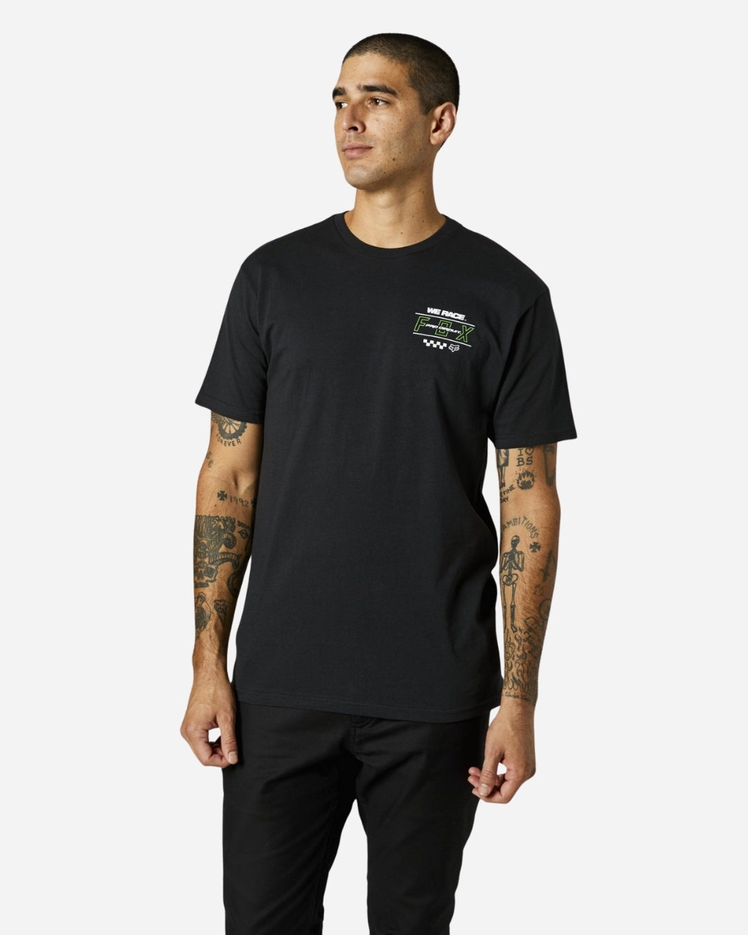 Fox Racing PC Premium Kurzarm-T-Shirt – Schwarz