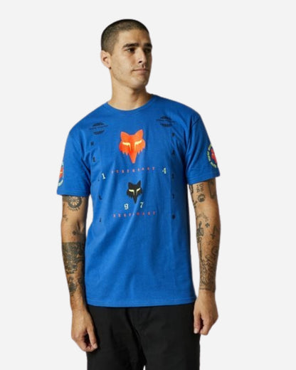 T-shirt manches courtes Fox Racing Mawlr Premium - Bleu royal