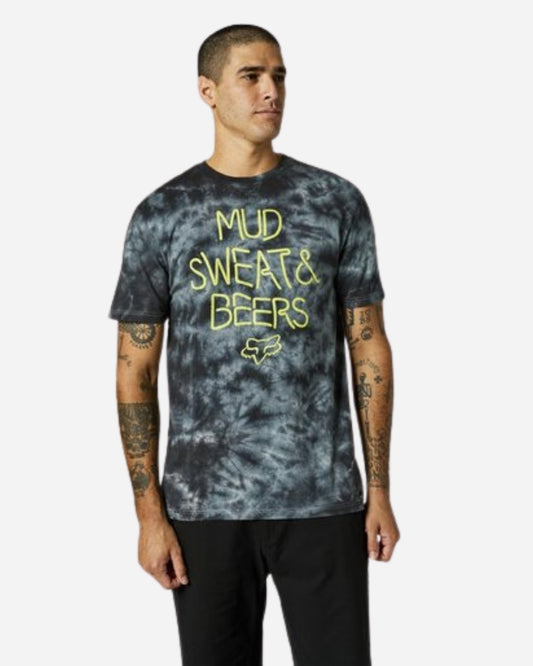 Fox Racing Down N' Dirty Kurzarm-T-Shirt – Vintage Schwarz