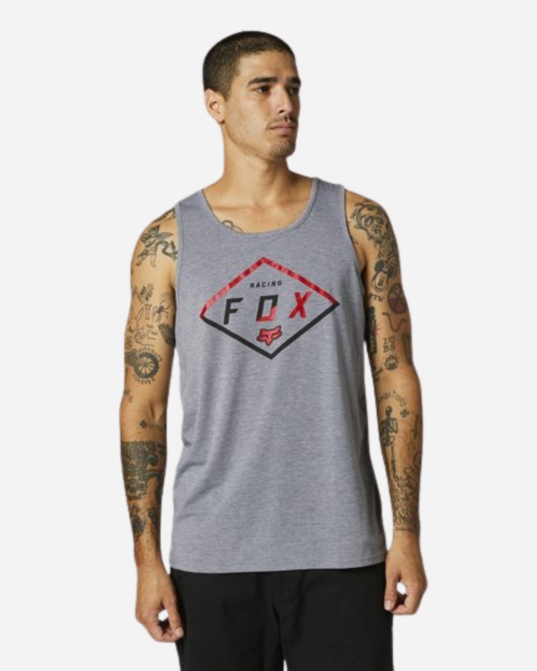 Maglietta tecnica Fox Racing Badge - Heather Graphite