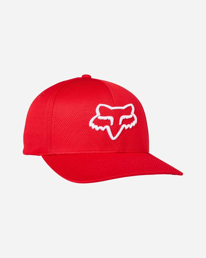 Casquette Flexfit Fox Racing Lithotype 2.0 - Rouge/Blanc