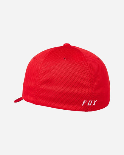 Casquette Flexfit Fox Racing Lithotype 2.0 - Rouge/Blanc