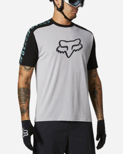 Maillot manches courtes Fox Racing Ranger Drirelease - Gris Acier