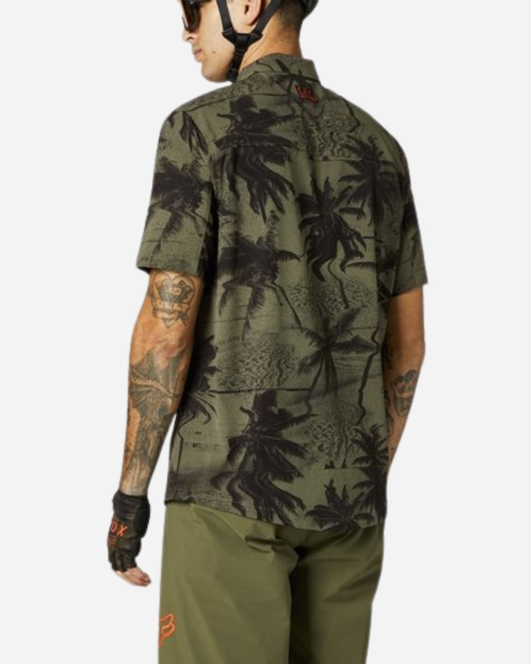 Maillot manches courtes Fox Racing Flexair Woven - Vert Olive