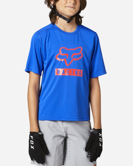 Maillot manches courtes enfant Fox Racing Ranger - Bleu