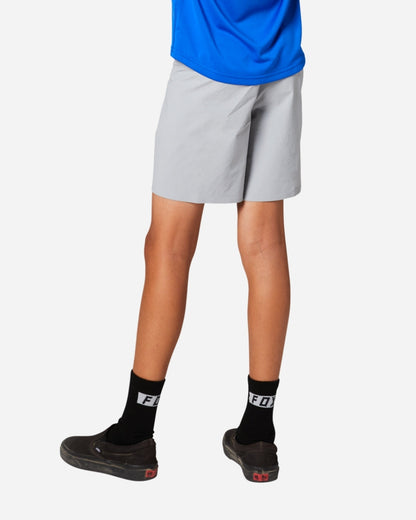 Short Enfant Fox Racing Flexair - Gris Acier