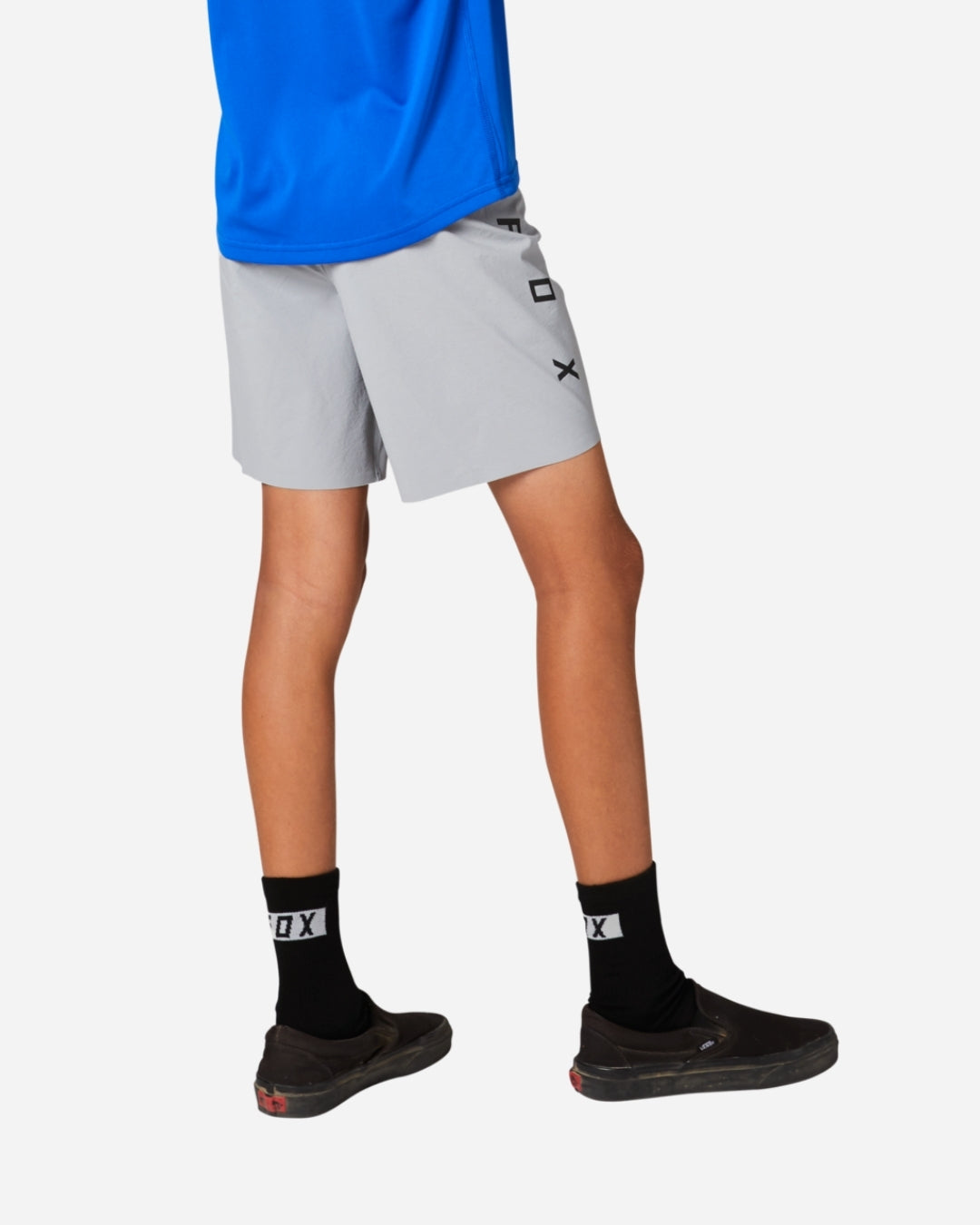 Short Enfant Fox Racing Flexair - Gris Acier