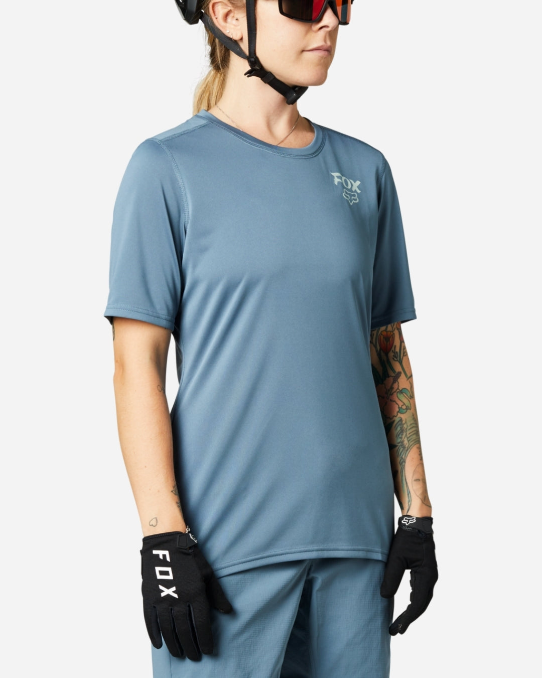 Maglia a maniche corte da donna Fox Racing Ranger - Blu notte