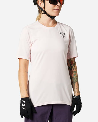 Maillot manches courtes femme Fox Racing Ranger - Rose Pâle