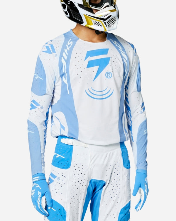 Maglia Shift Racing Blue Label Nirvana ACD - Blu