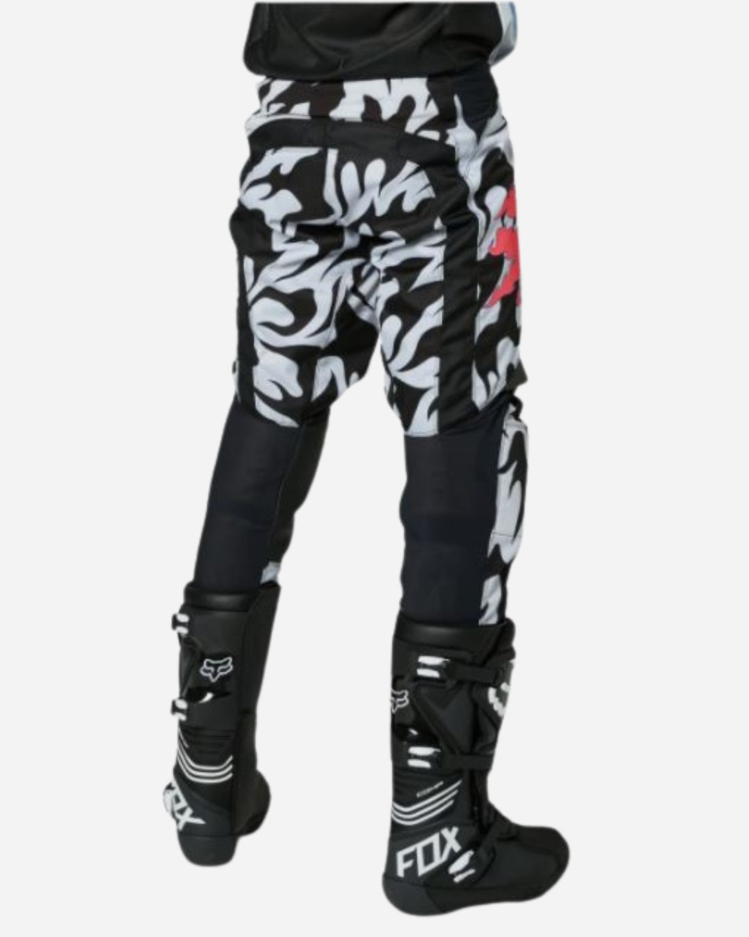 Shift Racing White Label Flame Pants - Grey/Black