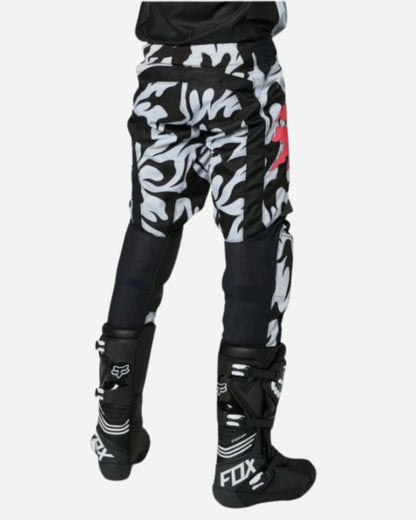 Shift Racing White Label Flame Pants - Grey/Black