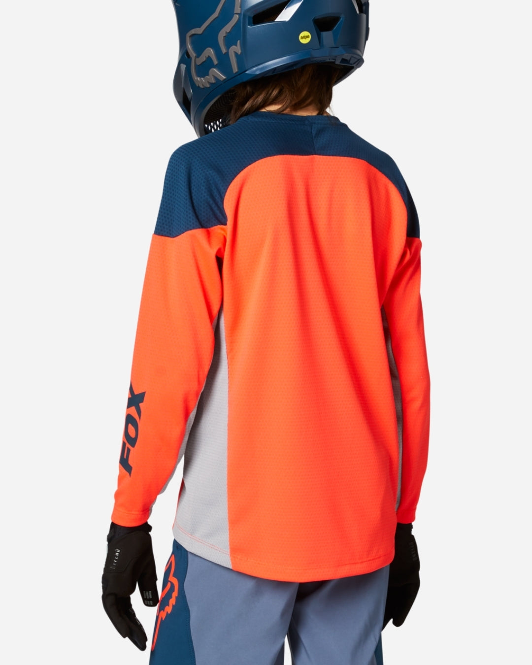 Kinder Langarm Trikot Fox Racing Defend Graphic 2 - Rosa
