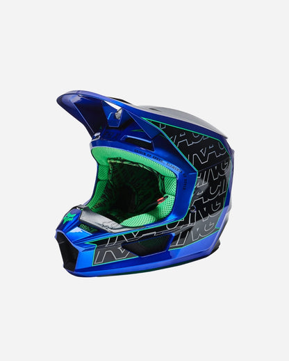 Fox Racing V1 Peril Helm - Blau