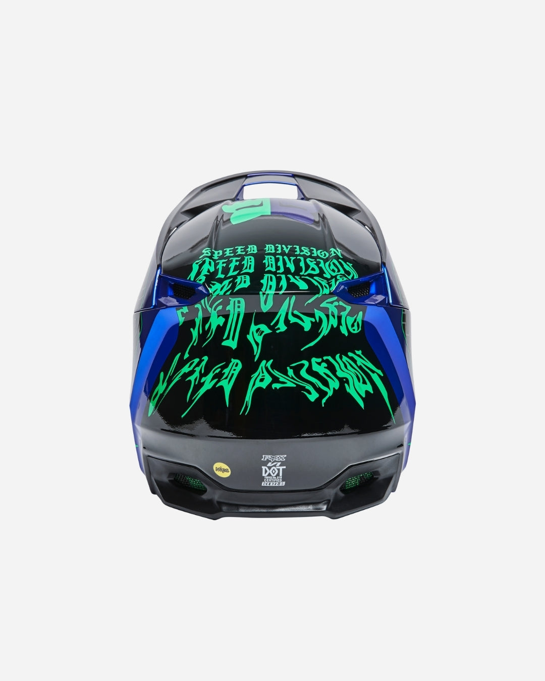 Fox Racing V1 Peril Helm - Blau