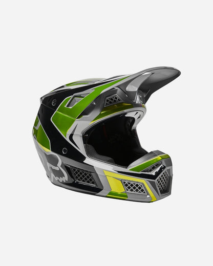 Casque Fox Racing V3 RS Mirer - Jaune fluo