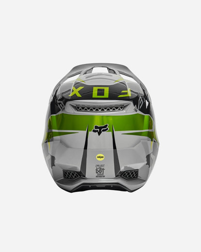 Casque Fox Racing V3 RS Mirer - Jaune fluo