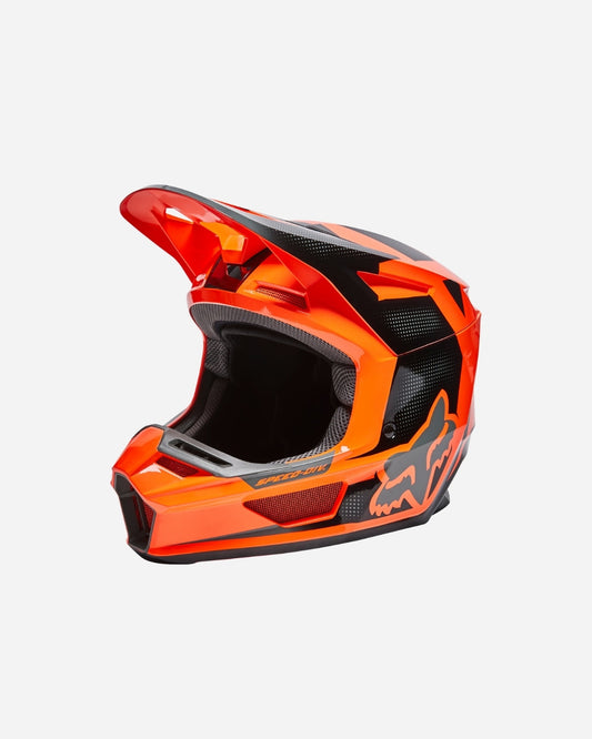 Casque Fox Racing V2 Dier - Orange fluo