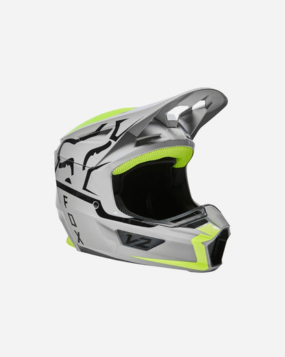 Fox Racing V2 Merz Helm – Stahlgrau