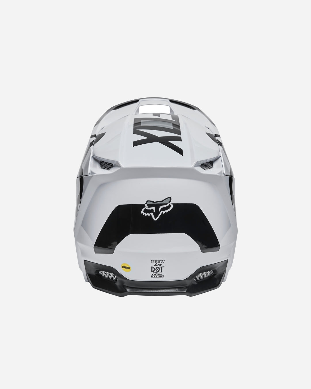 Casque enfant Fox Racing V1 Lux - Noir/Blanc