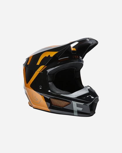 Casque enfant Fox Racing V1 Skew - Noir/Or