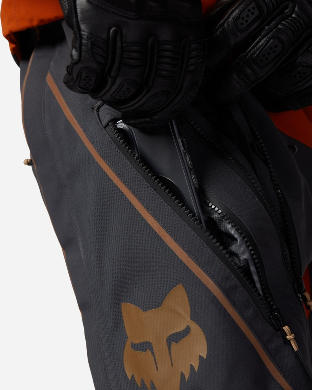 Pantalon Gore-Tex Adventure Fox Racing Defend - Orange brûlé